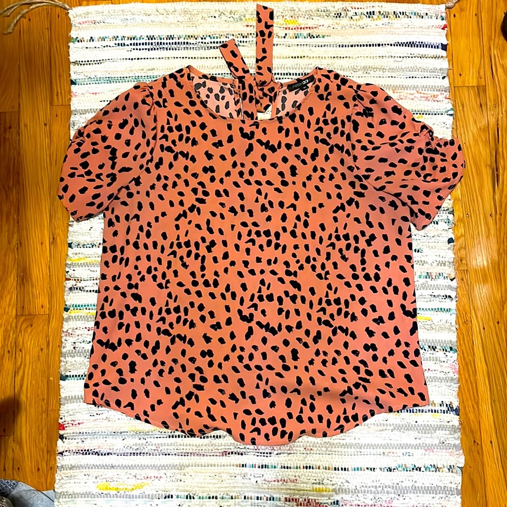 Papermoon Claudia Ruched Sleeve Blouse